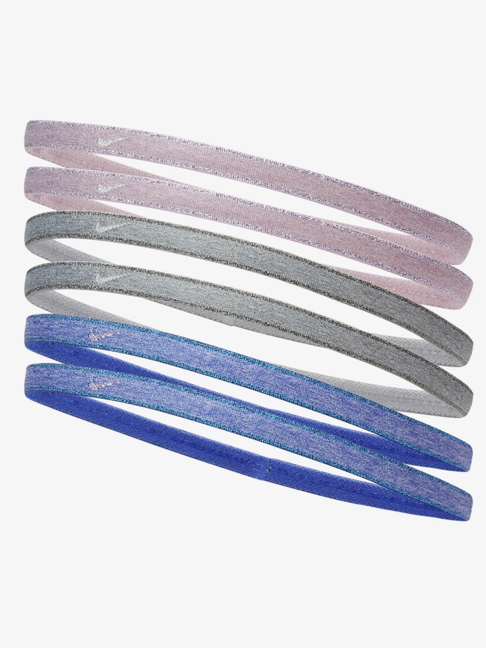 Nike Metallic Swoosh Sport Headbands Hairbands